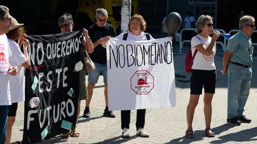 Colectivos navarros rechazan el modelo de despliegue del biometano y alertan de riesgos