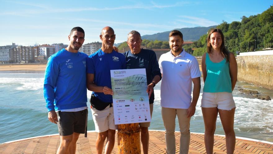 La Travesía Getaria-Zarautz reunirá a más de 3.700 personas entre todas sus modalidades