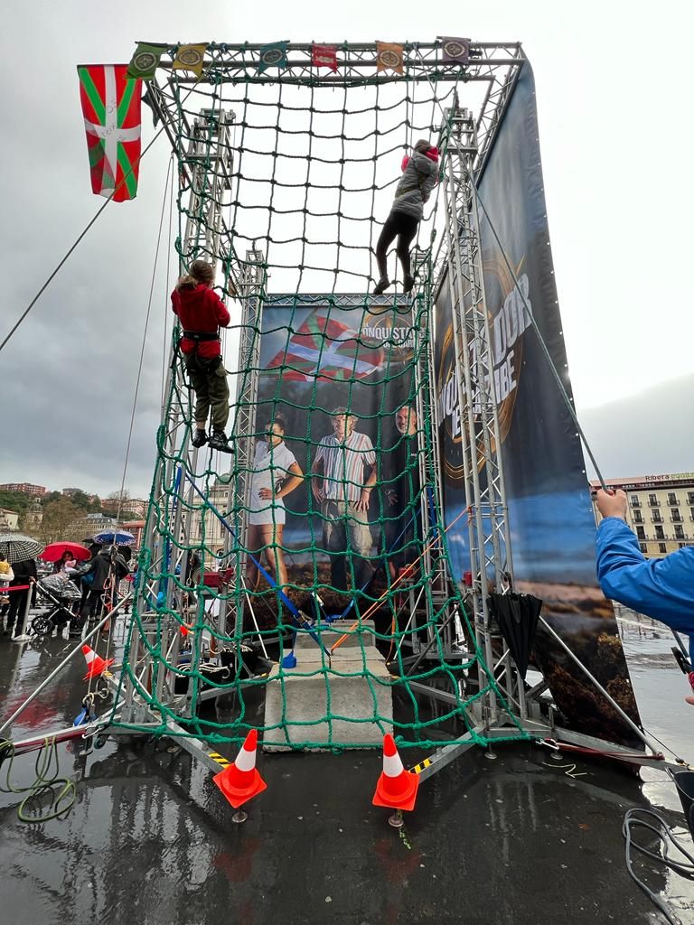 ‘El Conquistador del Caribe’ se estrena en Bilbao con una prueba de altura