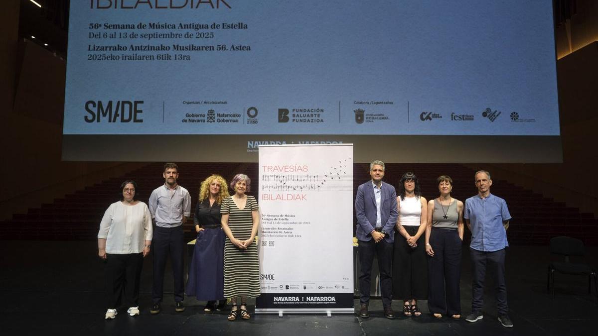 Presentación de la Semana de Música Antigua de Estella-Lizarra.