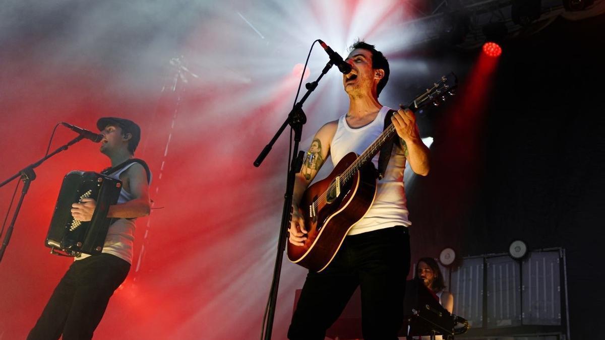 Imagen  de archivo de una actuación de La M.O.D.A. Imagen  de archivo de una actuación de La M.O.D.A.