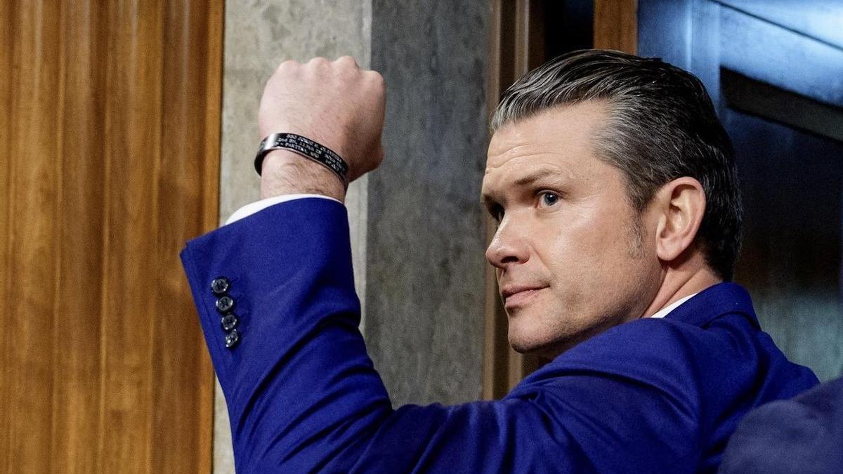 El secretario de Guerra de EEUU, Peter Hegseth.