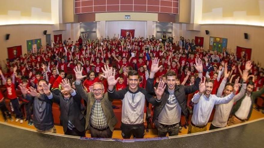 Mikel Merino y David García inauguran la sexta edición del Aula Rojilla.