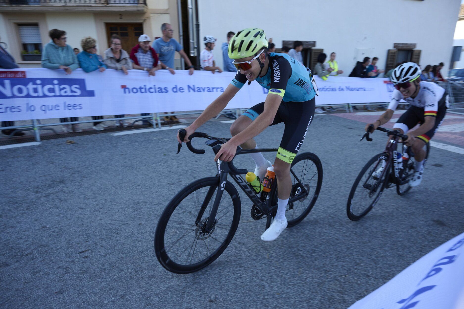 Imágenes de la tercera etapa de la Vuelta a Pamplona