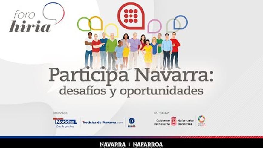 Sigue en directo el Foro Hiria &#039;Participa Navarra: desafíos y oportunidades&#039;