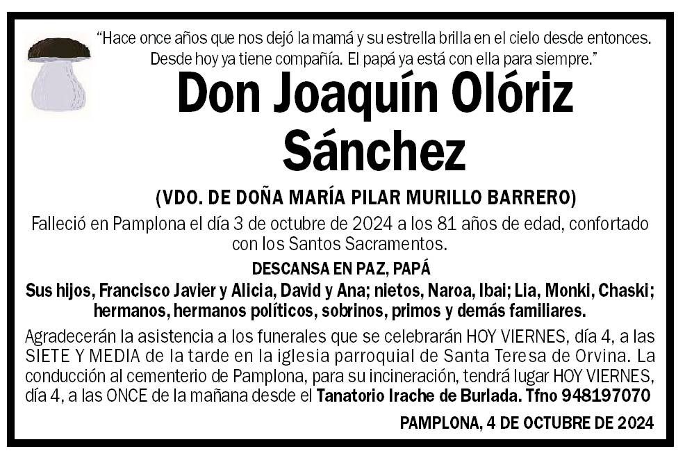 Joaquín Olóriz Sánchez