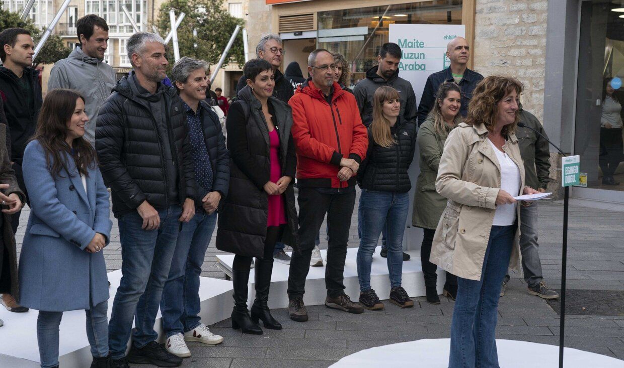 En imágenes: arranca la campaña en Vitoria