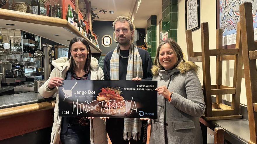 Miñe Taberna gana el concurso de pintxos de Durango Jango DOT