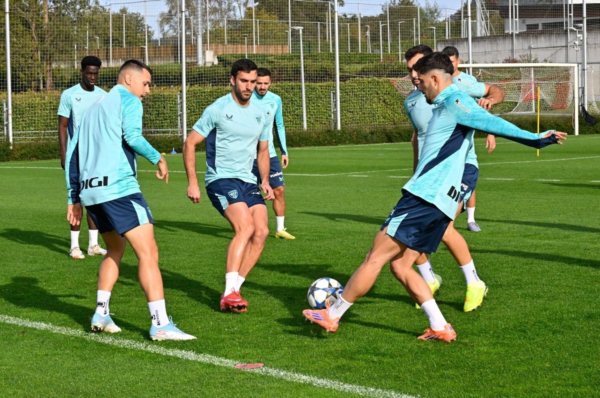 Entrenamiento del Athletic en Lezama