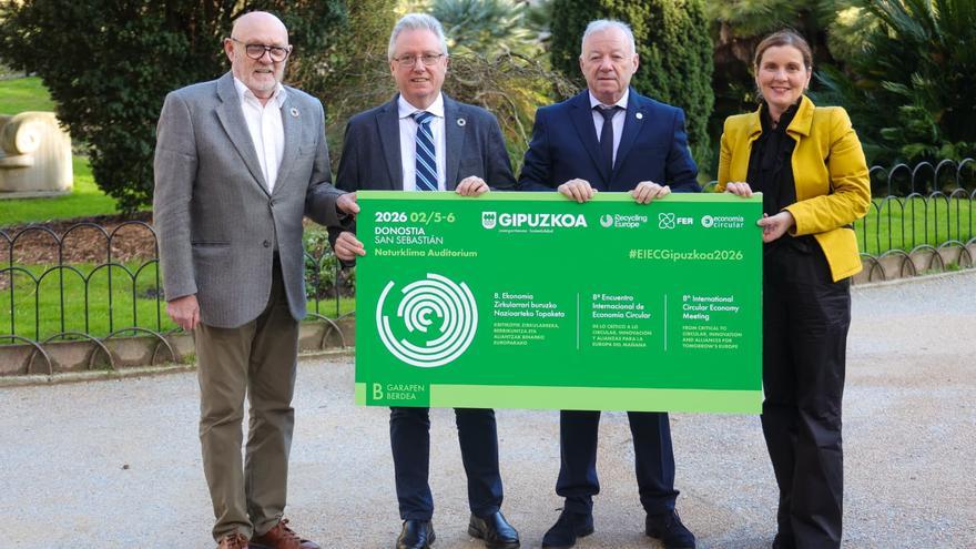 Los grandes retos económicos de Europa centrarán el Encuentro de Economía Circular de Gipuzkoa