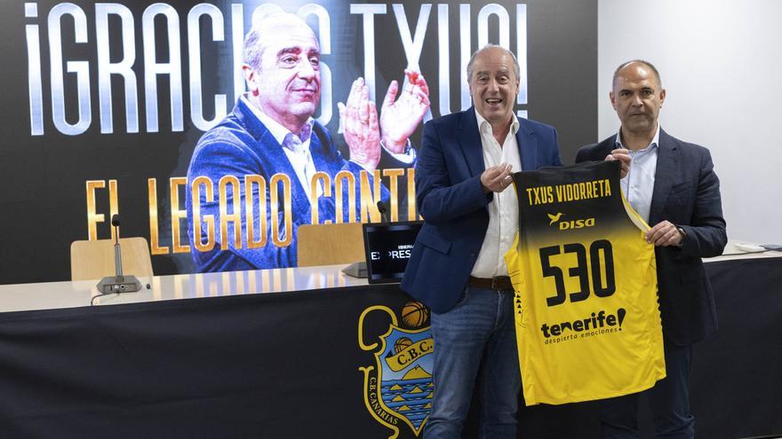 Txus Vidorreta cierra su etapa dorada en Tenerife