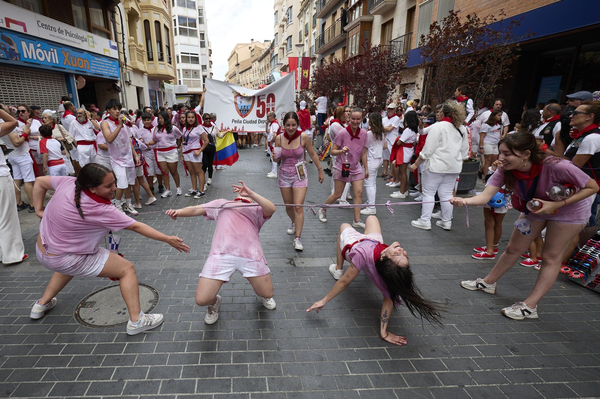 Fotos del cohete de las fiestas de Tudela 2025