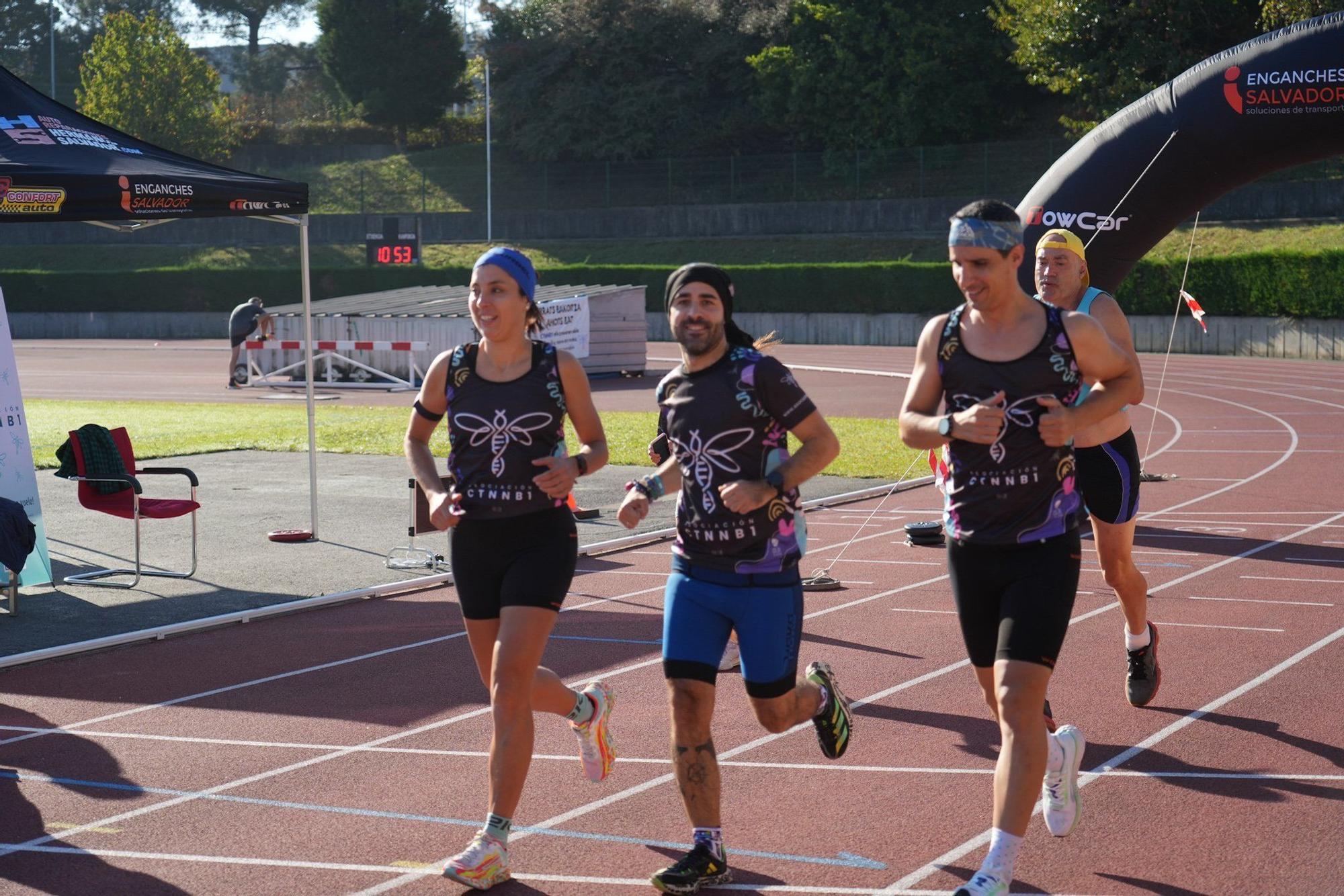 Basauri arropa a Yeray González en la final de su reto '12 maratones en 12 meses' por la asociación CNTTB1