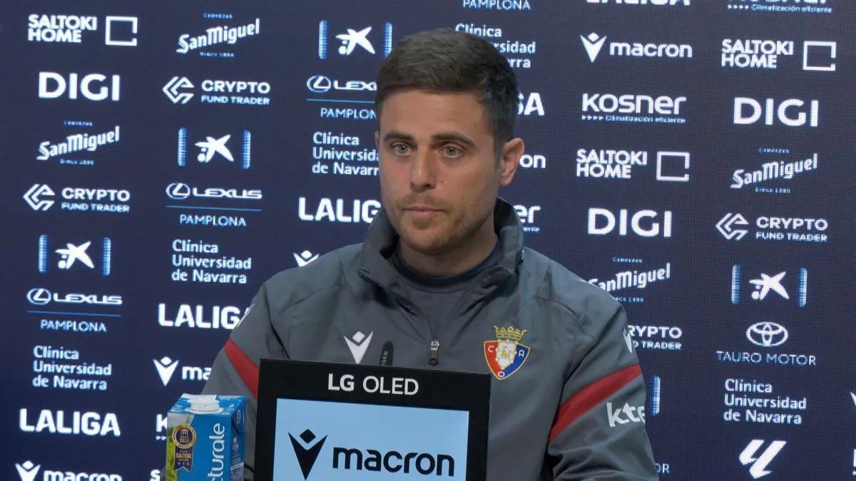 Alessio Lisci, durante una rueda de prensa.