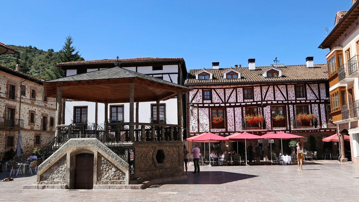 Imagen del pueblo de Ezcaray (La Rioja)
