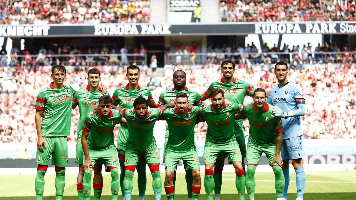 Once titular de Osasuna.