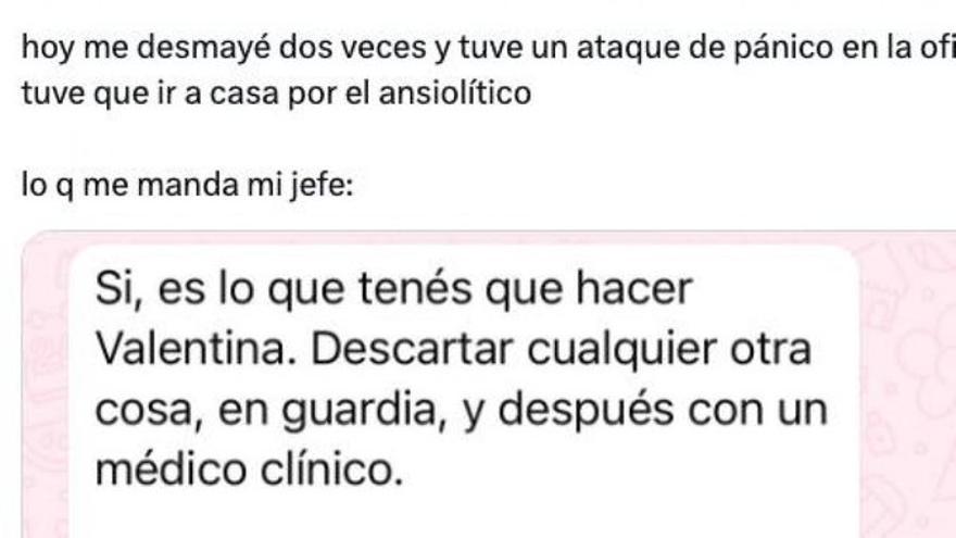 Parte de la conversación.