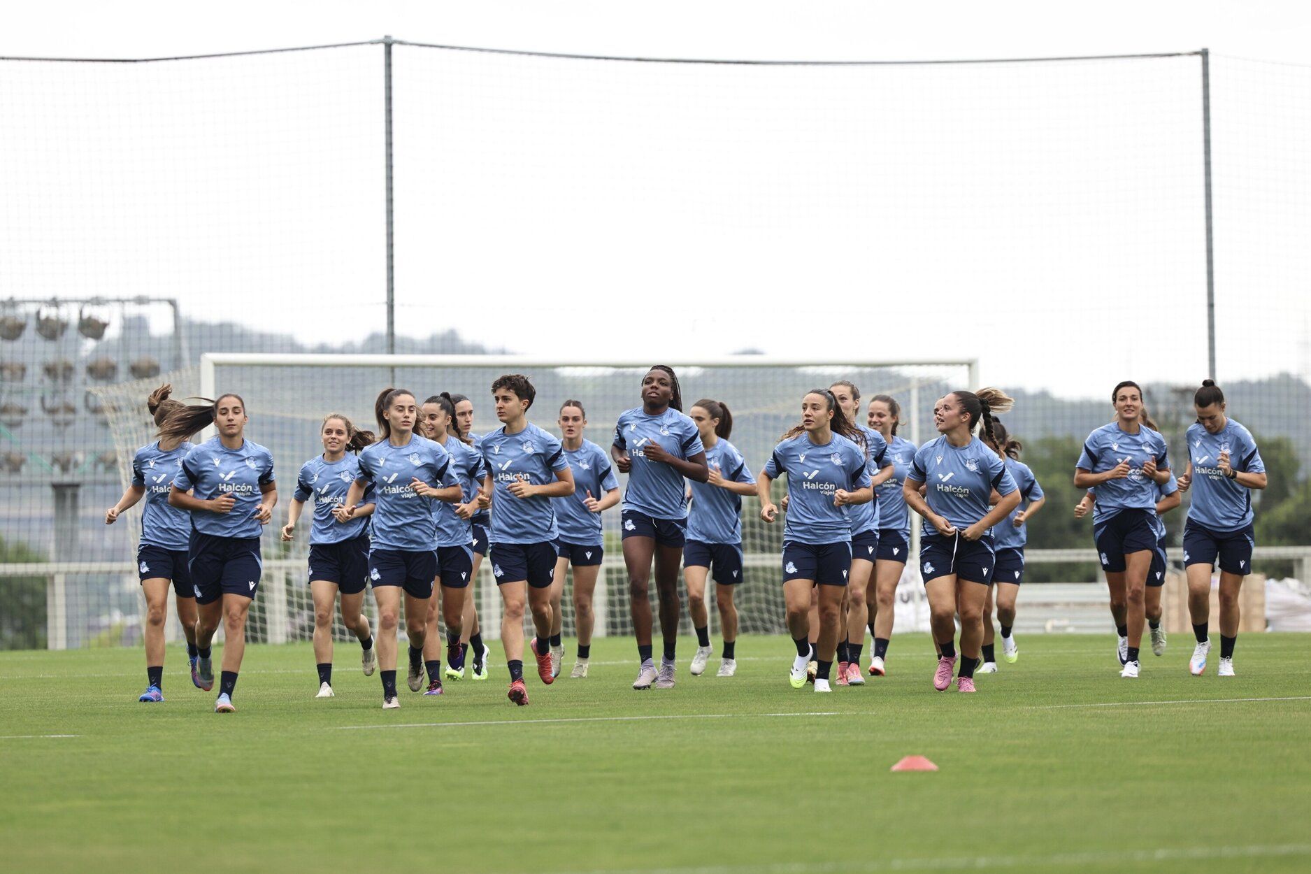 Primer entrenamiento de la Real femenino