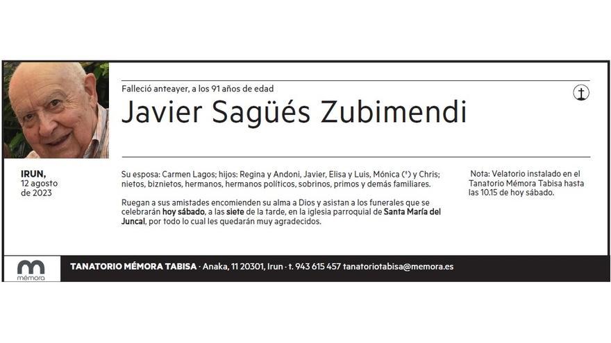 JAVIER SAGÜES ZUBIMENDI