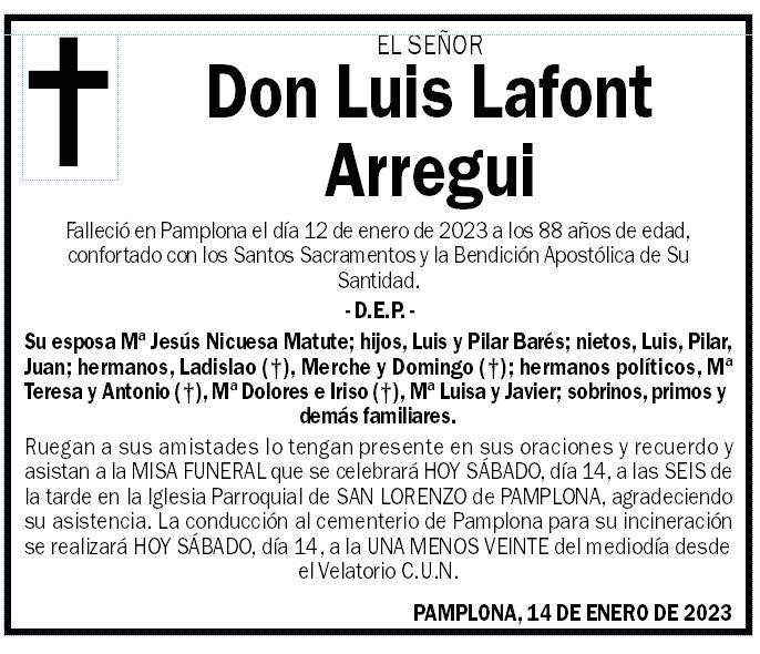 Luis Lafont Arregui