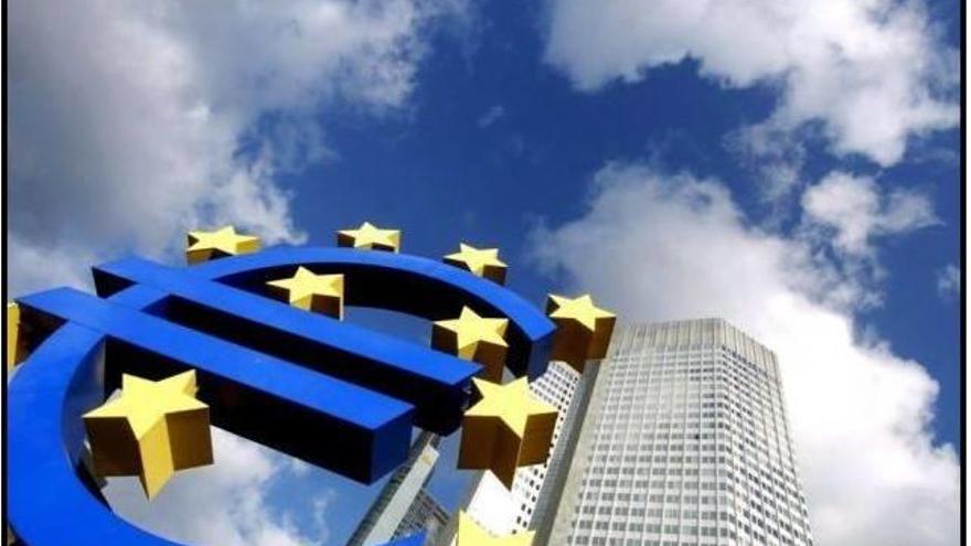 Logotipo del Euro de la Unión Europea.