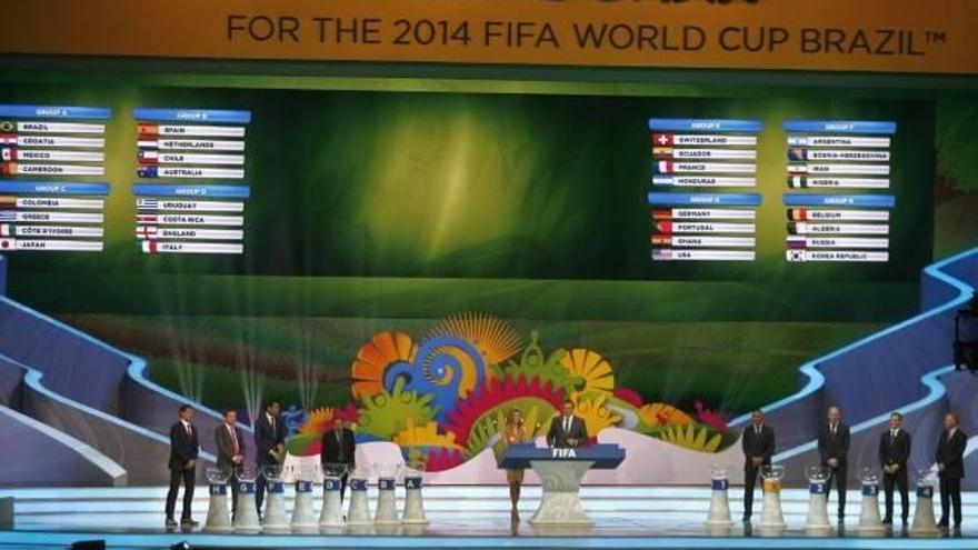 Sorteo para el Mundial de fútbol Brasil 2014