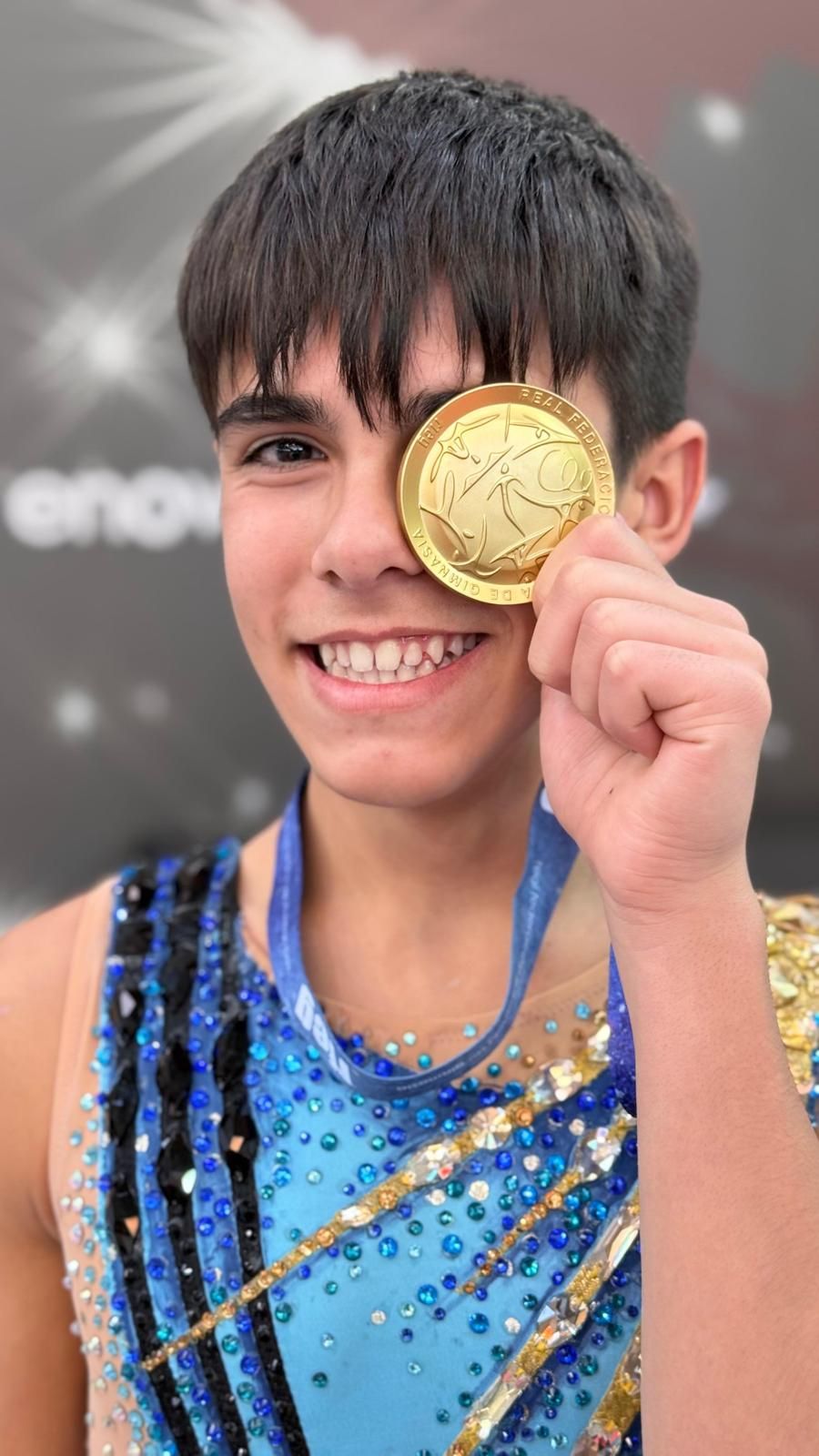 En imágenes: el vizcaino Hodei Rivas, campeón de España de gimnasia rítmica