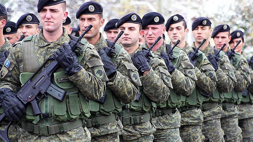 Varios miembros de las Fuerzas de Seguridad de Kosovo (KSF, por sus siglas en inglés).Foto: Wikimedia