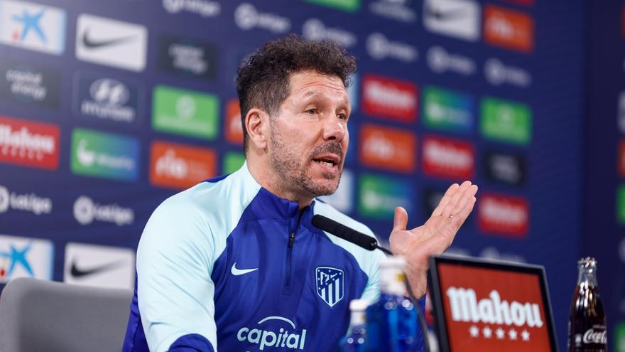Simeone: "¿La Real? Con técnico nuevo siempre hay un cambio"