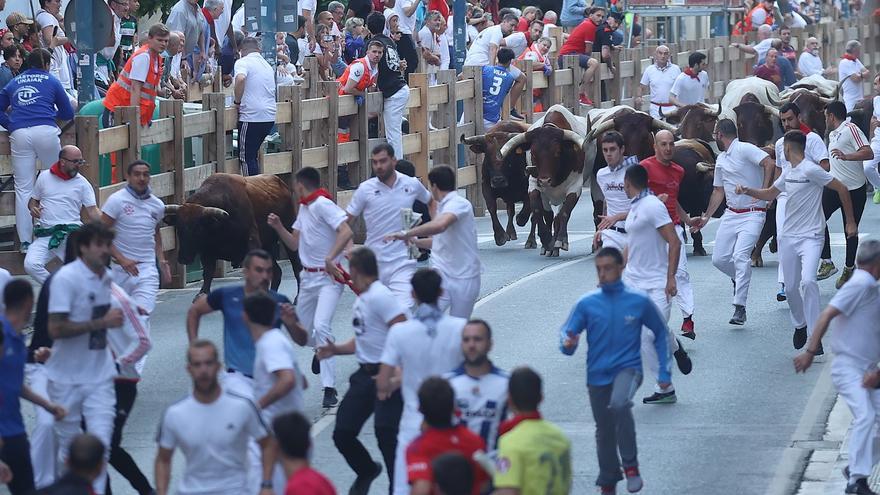 Fotos del quinto encierro de las fiestas de Tafalla 2025