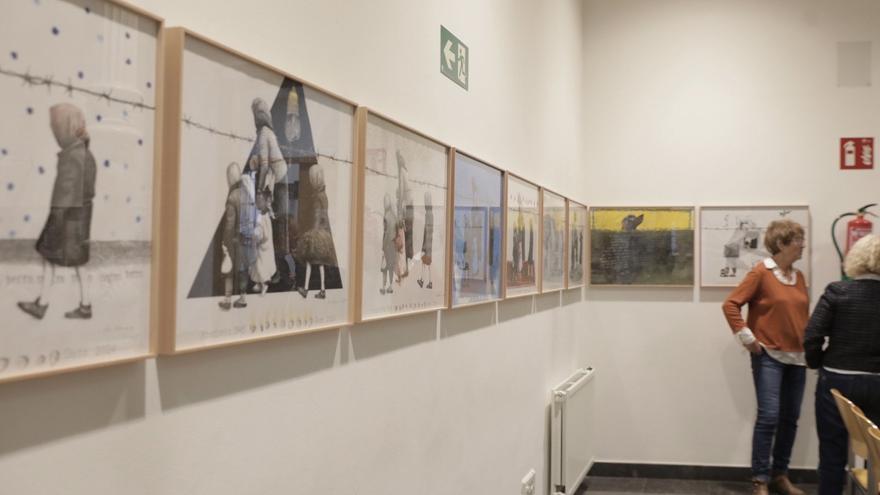 El alambre que une Auschwitz y Gaza, en Bilbao