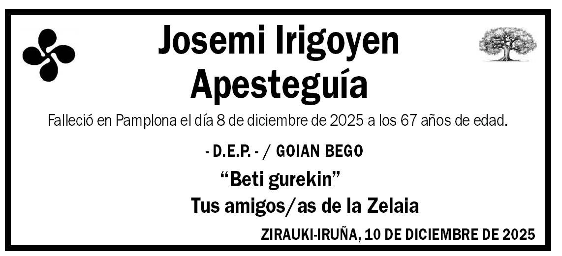 Josemi Irigoyen Apesteguía