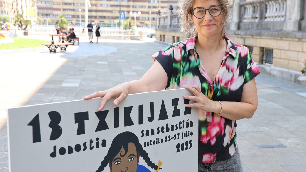 Entrevista a la encargada de la Sección Txikijazz, Esther Fernandino.