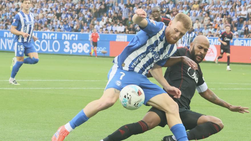 Alavés 1-2 Sevilla: golpe de realidad en Mendizorroza