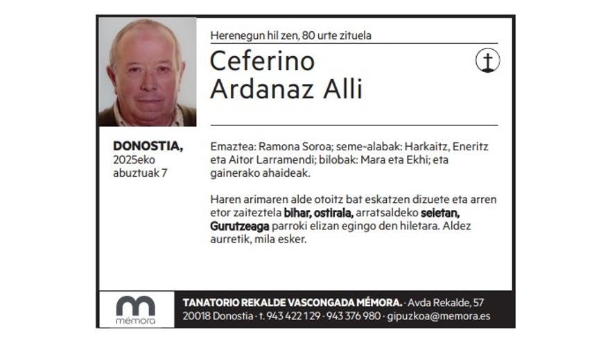 Ceferino Ardanaz Alli