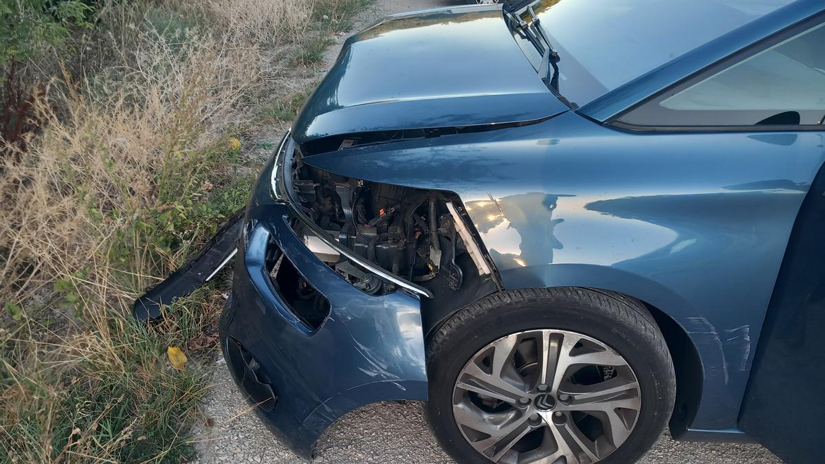 Uno de los accidentes atendidos este fin de semana.
