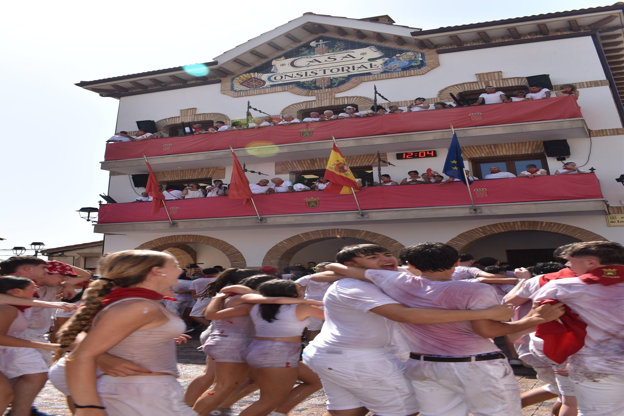 Fotos del chupinazo de Funes
