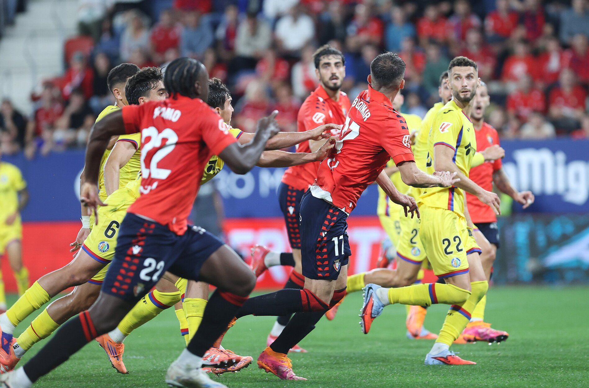 Fotos del Osasuna-Getafe en El Sadar