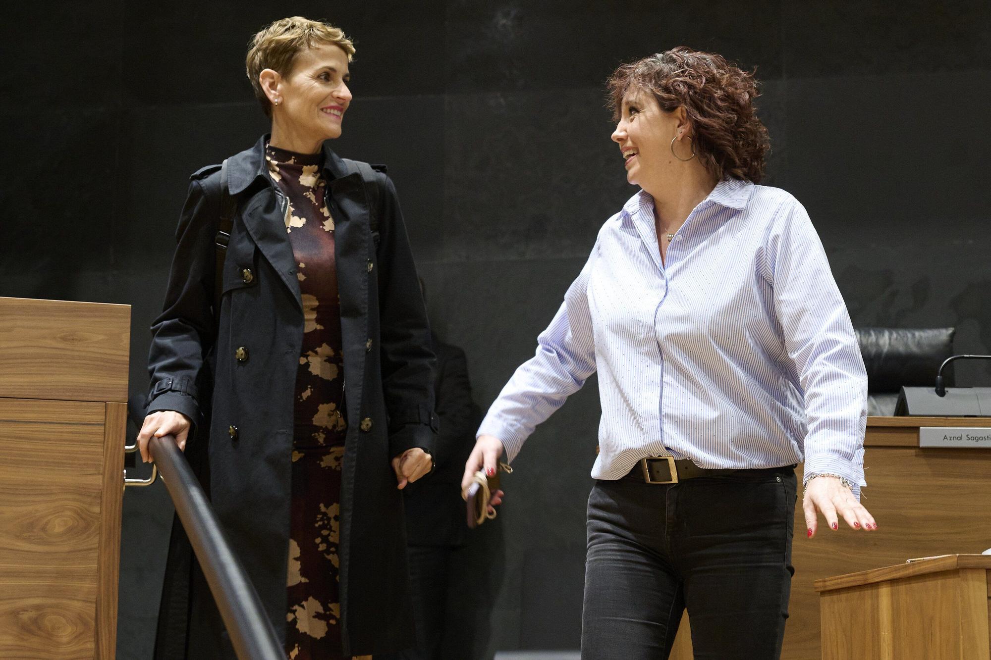 Fotos del pleno del Parlamento de Navarra de este 6 de noviembre