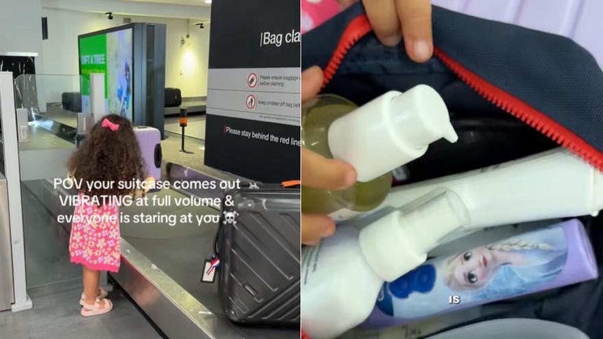 El embarazoso momento de una madre en el aeropuerto: su maleta vibra y desata todo tipo de sospechas