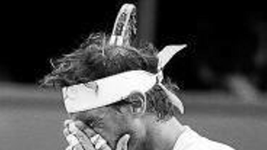 Rafa Nadal, ayer.