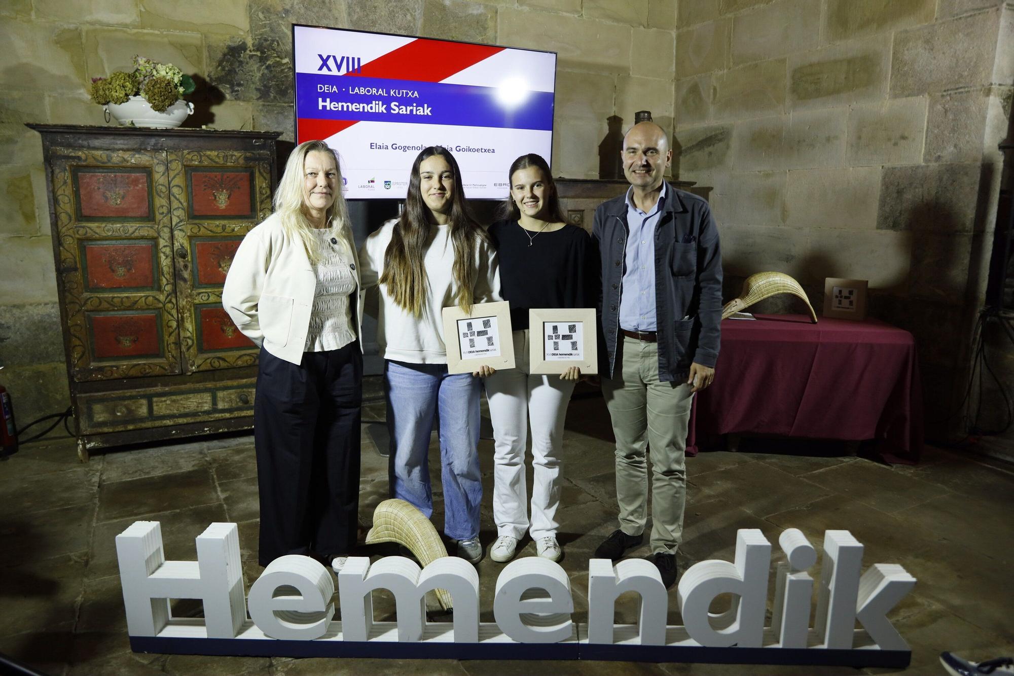 La gala DEIA Laboral Kutxa Hemendik Sariak Kostaldea, en imágenes