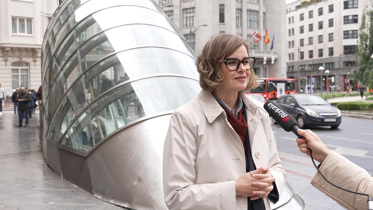 La diputada general de Bizkaia, Elixabete Etxanobe