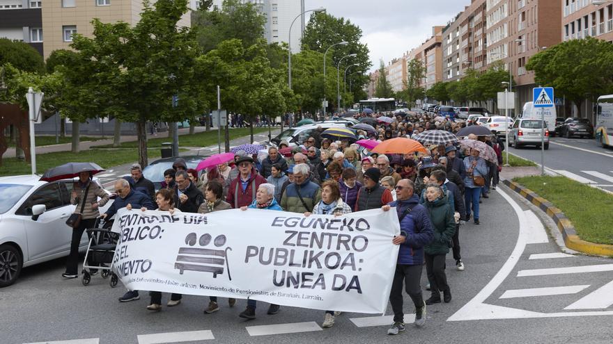 Los pensionistas de Barañáin vuelven a reivindicar un centro de día de gestión pública