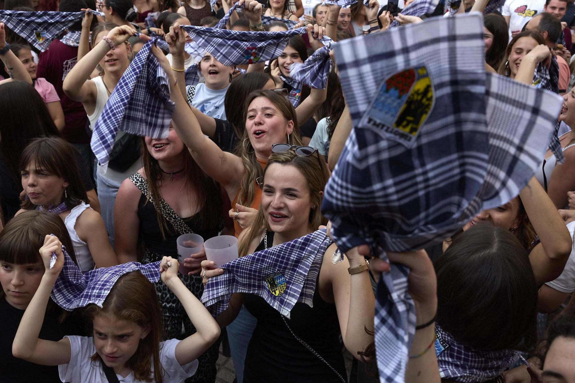 Fotos del chupinazo de la Rochapea