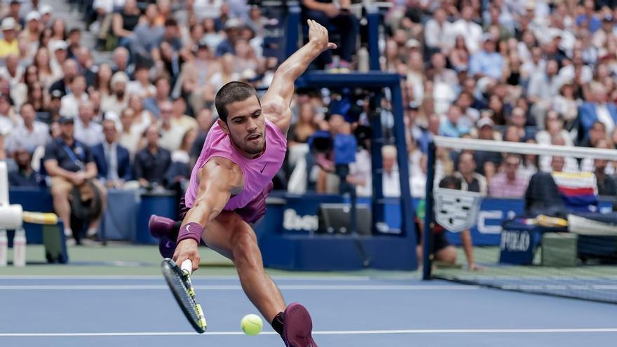 La final entre Alcaraz y Sinner del US Open se retrasa media hora por las medidas de seguridad de Trump
