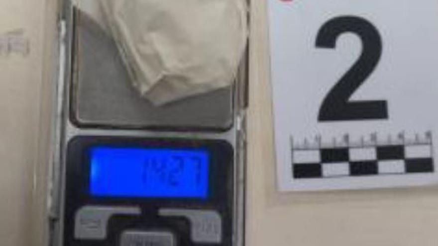 Heroína incautada en el control de Iza (N240A).