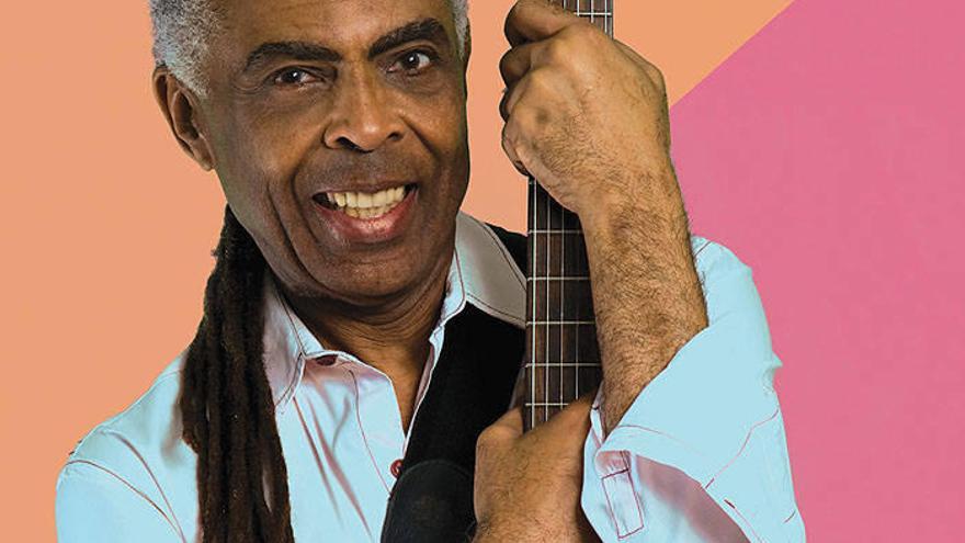 Colorida imagen, como su música, de Gilberto Gil.