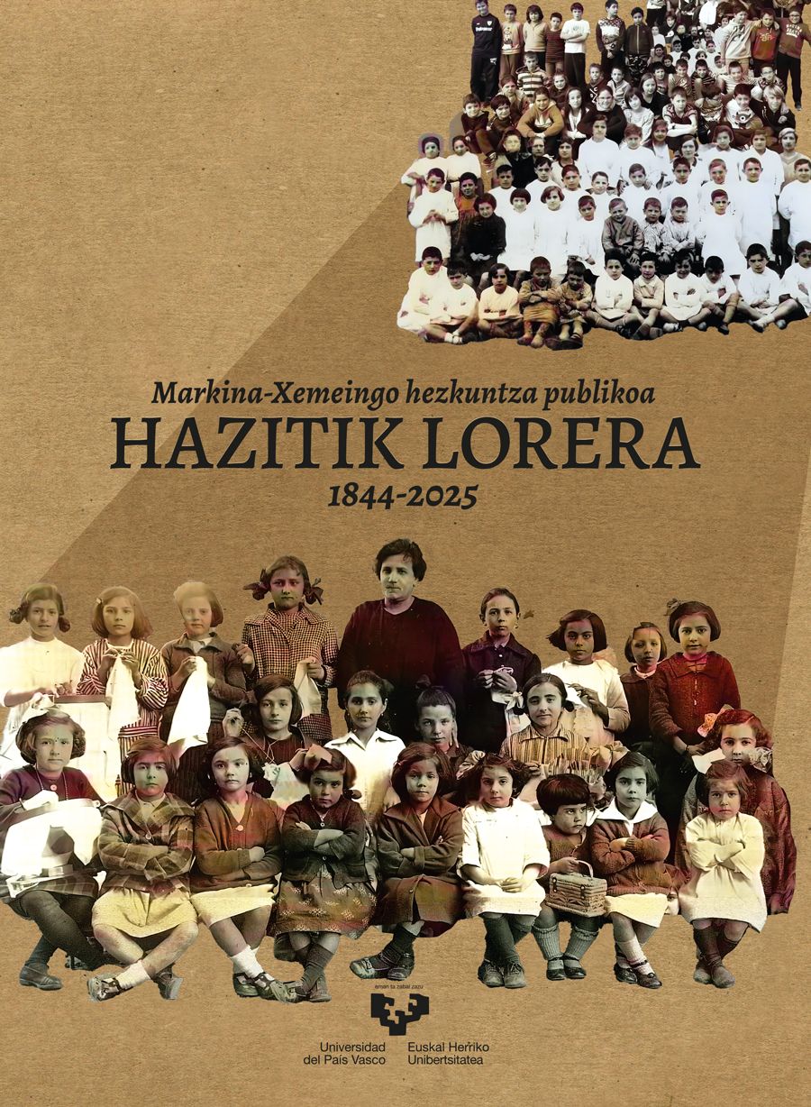 “Markina-Xemeingo Hezkuntza Publikoa (1844-2025): hazitik lorera” liburuaren azala