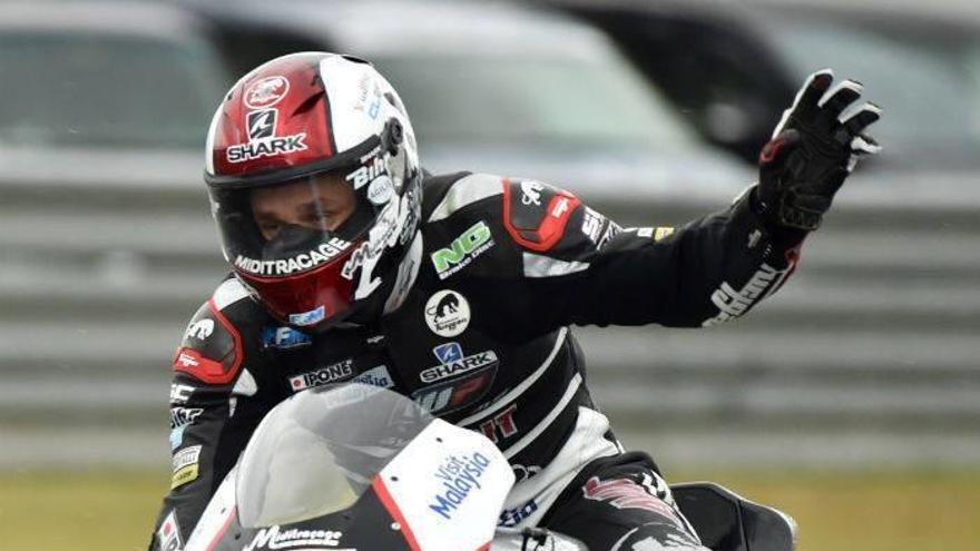 Zarco celebra el título de Moto2 con triunfo